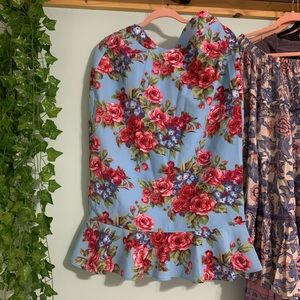 Fishtail wiggle skirt